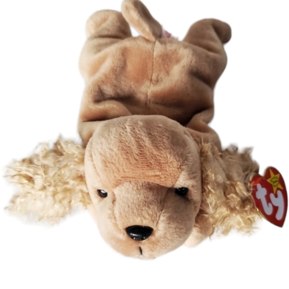 SPUNKY NWT Ty Beanie Babies The Cocker Spaniel Dog